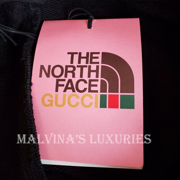 GUCCI PANTS MENS JOGGING THE NORTH FACE x TRACK TROUSERS WEB DETAIL sz L - Picture 10 of 15